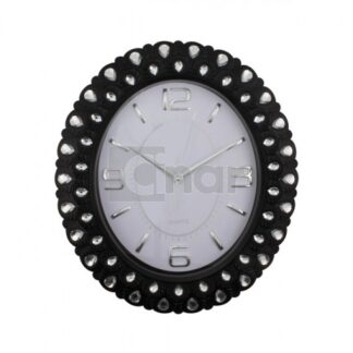Wandklok black