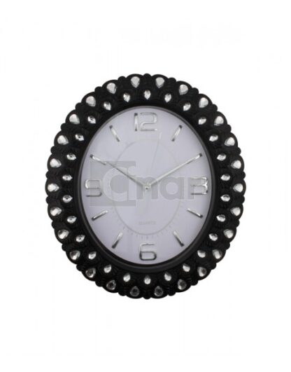 Wandklok black