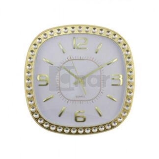 Wandklok gold