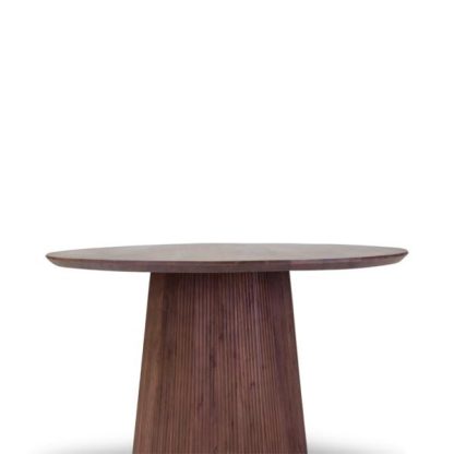 Eettafel Argus Rond 130 Bruin / Zwart - Afbeelding 7