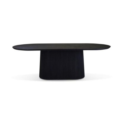 Eettafel Mendosa 240 x 110 Bruin / Zwart - Afbeelding 8