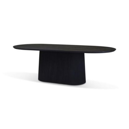 Eettafel Mendosa 240 x 110 Bruin / Zwart - Afbeelding 9