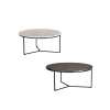 Salontafel Primo 70 Marmer Wit / Zwart